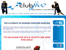 Tablet Screenshot of clubjive.com.au